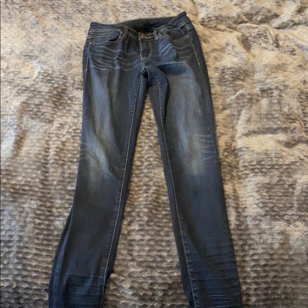 Buckle black jeans
